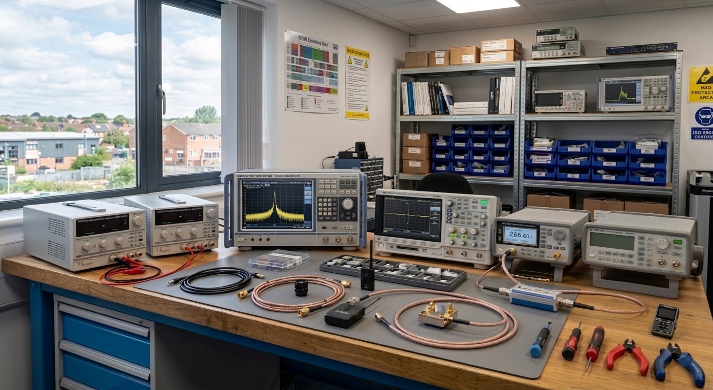 K9 Electronics RF workshop supporting advanced technical security services