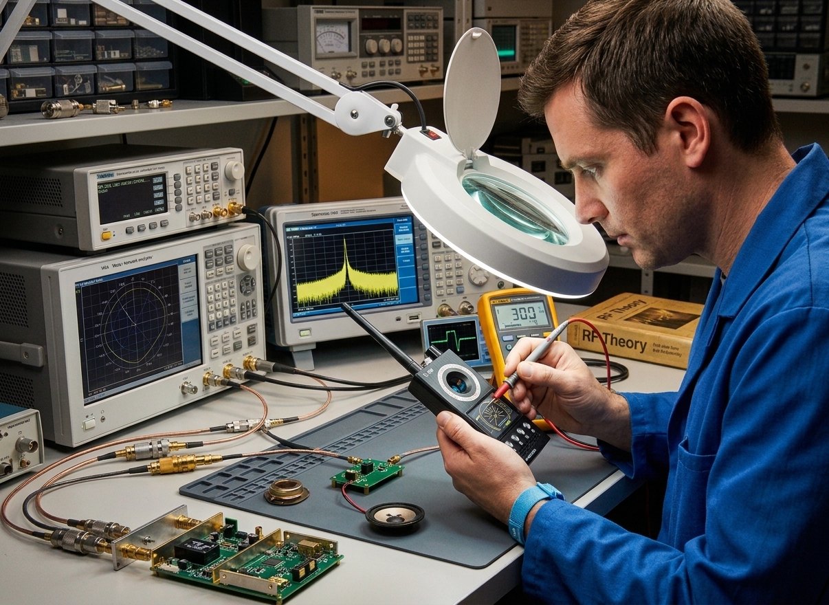 Bench testing a low-cost consumer bug detector with RF test equipment